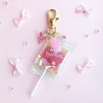【Special Price】ピンクのロリポップのキャンディバッグキーホルダー