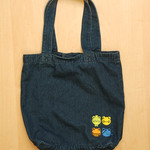 けろーん刺繍トート・デニム