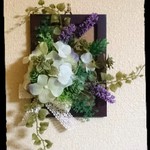 フレームアレンジ・紫陽花とラベンダー