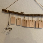 新生活やプレゼントにも　レザーネームタグ　キーホルダー　