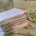 【再販】ループタオル2枚セット☆可愛い子やぎ　ピンク