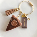 チョコレートタルト　バッグチャーム