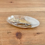  大人可愛いオーバル  バレッタ