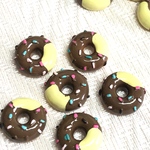  ドーナツ貼り付けパーツ　チョコ