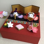 500円OFF！つまみ細工 おひなさま ・お雛様 / ひな人形