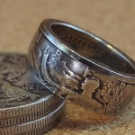 USAウォーキングリバティ銀貨　コインリング　オーダーメイド