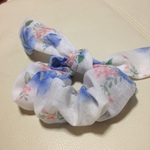 お花とちょうちょのリボンシュシュ＊