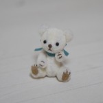 3.4cm ミニミニ クマちゃん (スノーホワイト)