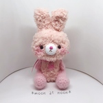 ピンクのうさぎのあみぐるみ【２月販売 】