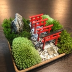 苔テラリウム　苔神社入り口　蓮鳥居