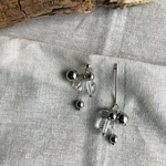 シルバーボールピアス