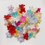 50個♡パステルカラーのパールのフラワーパーツ♡