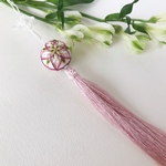 【受注生産】薔薇園のてまりタッセル帯飾り