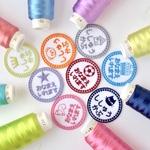 《名入れ》まあるい刺しゅうワッペン 1枚《選べるワンポイント》