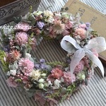 パステルピンクなスプリングwreath