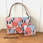 矢絣菊紺★御朱印帳入れ★大判2冊★御朱印帳バッグ＆コインケース