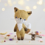 子ギツネのfioreとお花と星屑二眼レフカメラ ＊ 受注制作…個体差がでます。