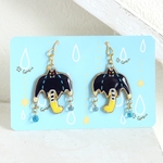 【再販】レイニーコウモリ傘ピアス