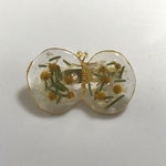 ちょうちょ ブローチ (小) ミモザ