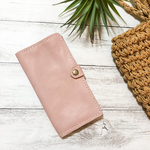 iPhoneケース レザー レザークラフト ハンドメイド 革 本革 ピンク ヴィンテージ 手帳型 スマホケース  
