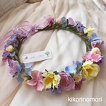 Flower garden♡花かんむり　ラプンツェル風カラー