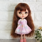 ブライス☆アウトフィット☆フリフリふわふわワンピ