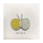 つぶつぶ羽のちょうちょブローチ(再販)