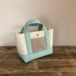 sale【送料込】帆布でほっこりミニトート no.145