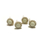「#4293」 パール 丸型 カン付き ピアス 金具 ✴︎ 2個セット