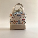 ミニ巾着トート＊手のひらサイズ＊ハリネズミ柄