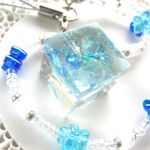 【ｋ様専用】水中キューブ　ストラップ＿394　花