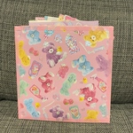 おすそ分けファイル　BOOK型　マカロンベア　ピンク