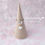 Cutie heart pinkyring ♡