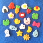 にぎやかアップリケピアス