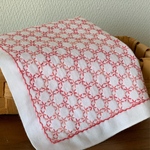 刺し子ふきん＊小花刺しアレンジ