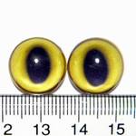 オーダーのお品○半球グラスアイ○猫目○15ｍｍ