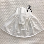全10色／受注製作オーダーメイド【子供服80cm、90cm、100cm、110cm、120cm、130cm、140cm】くすみカラーのふわふわWガーゼの7部袖ヨークワンピース