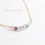 14kgf fluorite necklace