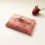 【再販】KOKKA いちご ピンク＊ ミニポケットティッシュケース  