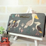 Ｎ様ご依頼品　動かないぞぅ❢❢ハシビロコウの長財布（グレー）