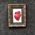 心臓ネックレス（黒）