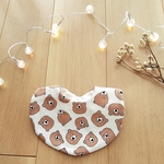 ブラウンくまちゃん◎どーなつスタイ◎ホワイト