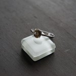 ブラックスターサファイア　オーバルカボションリング　SILVER925