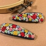 再販♡お花畑パッチンピン♡５cm