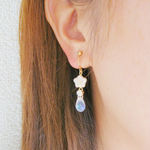 【再販】*星の涙イヤリング*