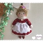 赤いドレスの女の子♡カントリードール