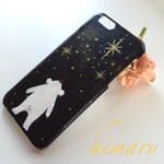 【受注製作】デコパージュ  スマホケースース  （iPhone6・5・5sケース）＊一番星とくま