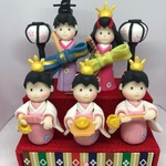 雛飾り❣️段飾り❣️クレイドールの雛人形❣️再販なし