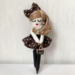 ルルベちゃん　ココアブラウンドット