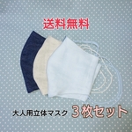 大人用 立体マスク  ３枚セット